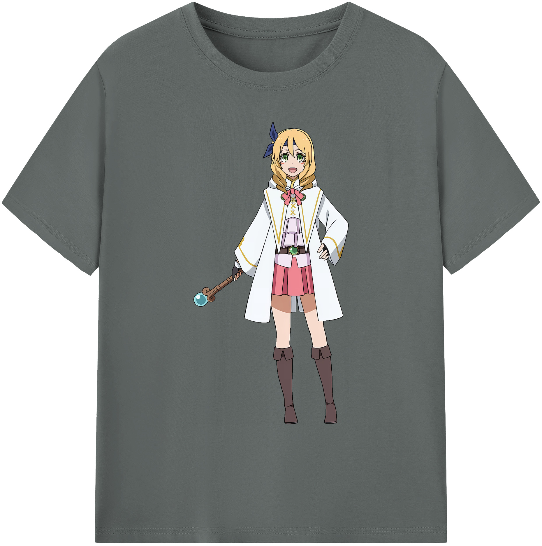 （画像用） 転スラ Regarding Reincarnated to Slime 綿100％ メンズ半袖Tシャツ｜肌触りやわらか＆通気性